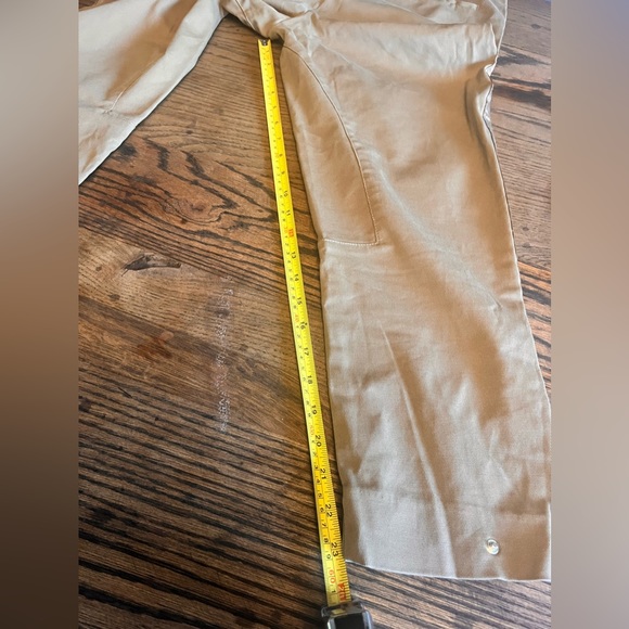 NWOT Zara Basic Tan Colored Riding Pants w/ Capri Cuffs!! - Picture 12 of 12